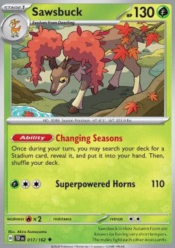 Temporal Forces 017/162 Sawsbuck
