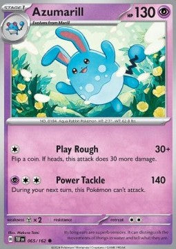 Temporal Forces 065/162 Azumarill (Reverse Holo)