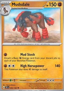 Temporal Forces 092/162 Mudsdale (Reverse Holo)