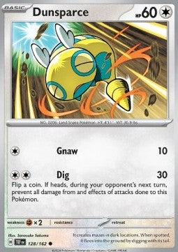 Temporal Forces 128/162 Dunsparce