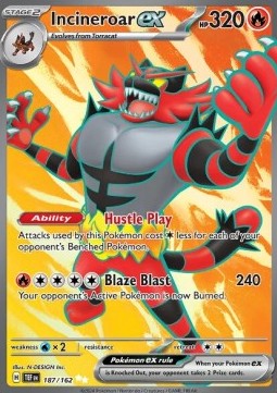 Temporal Forces 187/162 Incineroar ex