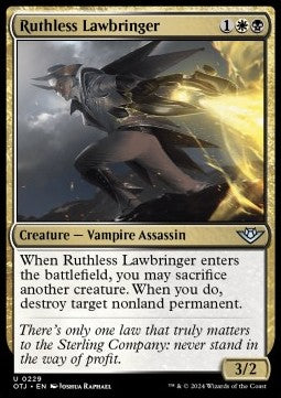 Outlaws of Thunder Junction 0229 Ruthless Lawbringer (Foil)