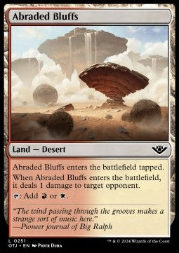 Outlaws of Thunder Junction 0251 Abraded Bluff (Foil)