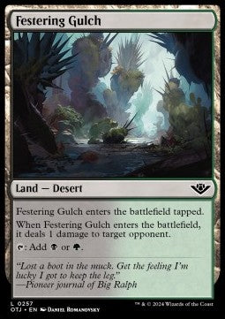 Outlaws of Thunder Junction 0257 Festering Gulch (Foil)