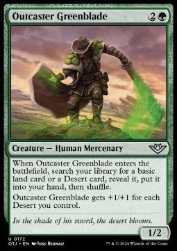 Outlaws of Thunder Junction 0172 Outcaster Greenblade