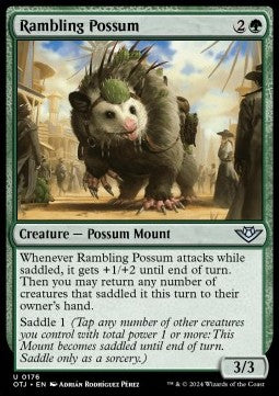 Outlaws of Thunder Junction 0176 Rambling Possum