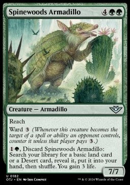 Outlaws of Thunder Junction 0182 Spinewoods Armadillo