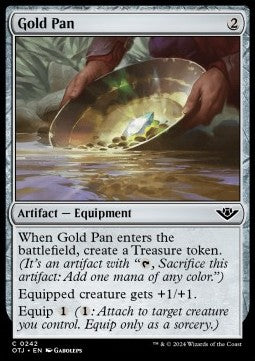 Outlaws of Thunder Junction 0242 Gold Pan (Foil)