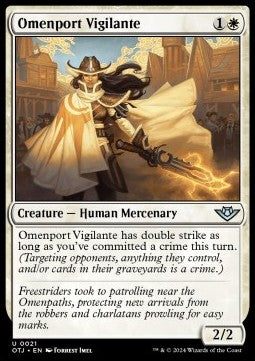 Outlaws of Thunder Junction 0021 Omenport Vigilante (Foil)