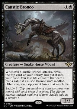 Outlaws of Thunder Junction 0082 Caustic Bronco