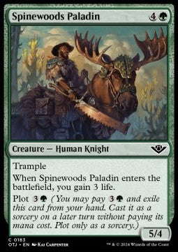 Outlaws of Thunder Junction 0183 Spinewoods Paladin