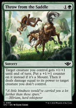 Outlaws of Thunder Junction 0185 Throw from the Saddle (Foil)