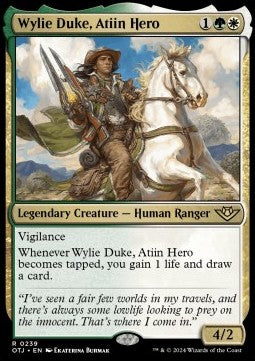 Outlaws of Thunder Junction 0239 Wylie Duke, Atiin Hero
