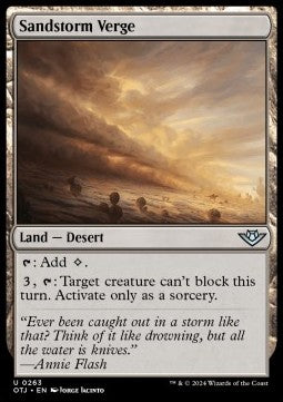 Outlaws of Thunder Junction 0263 Sandstorm Verge