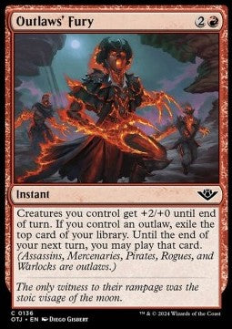 Outlaws of Thunder Junction 0136 Outlaw's Fury (Foil)