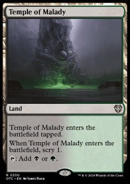 Outlaws of Thunder Junction Commander 0330 Temple of Malady