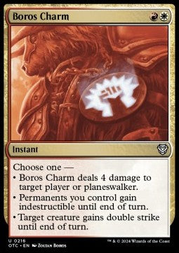 Outlaws of Thunder Junction Commander 0216 Boros Charm