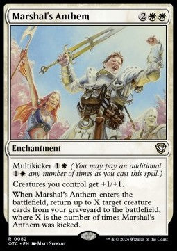 Outlaws of Thunder Junction Commander 0082 Marshal's Anthem