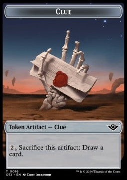 Clue 0016 Outlaws of Thunder Junction Token