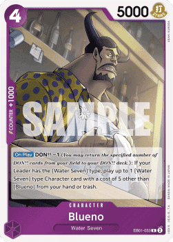 Memorial Collection EB01-033 Blueno (Foil)