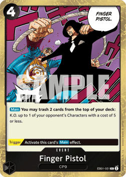 Memorial Collection EB01-051 Finger Pistol (Foil)