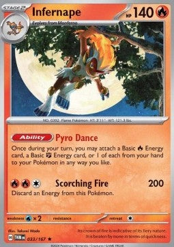 Twilight Masquerade 033/167 Infernape (Holo)