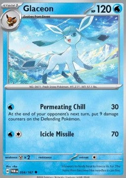 Twilight Masquerade 054/167 Glaceon