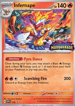 Scarlet & Violet Promo SVP116 Infernape (Set Logo Holo)