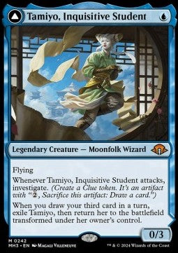 Modern Horizons 3 0242 Tamiyo, Inquisitive Student//Tamiyo, Seasoned Scholar
