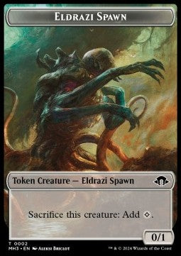 Eldrazi 0002 Eldrazi Scion 0003 Modern Horizons 3 Token