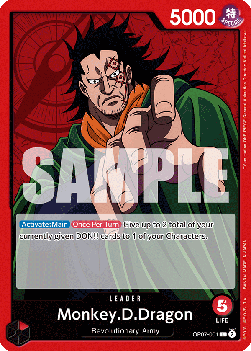 500 Years in the Future OP07-001 Monkey.D.Dragon
