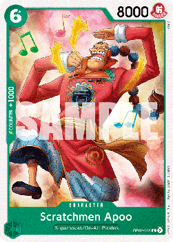 500 Years in the Future OP07-028 Scratchmen Apoo