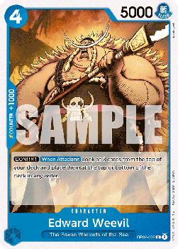 500 Years in the Future OP07-039 Edward Weevil