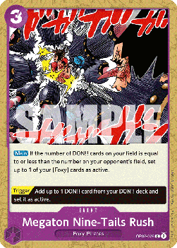 500 Years in the Future OP07-078 Megaton Nine-Tails Rush
