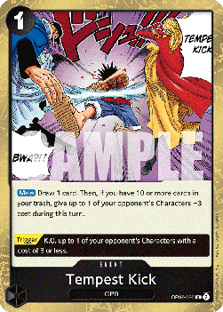 500 Years in the Future OP07-096 Tempest Kick (Foil)