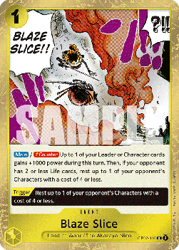 500 Years in the Future OP07-116 Blaze Slice (Foil)
