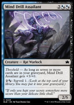 Bloomburrow 0225 Mind Drill Assailant (Foil)
