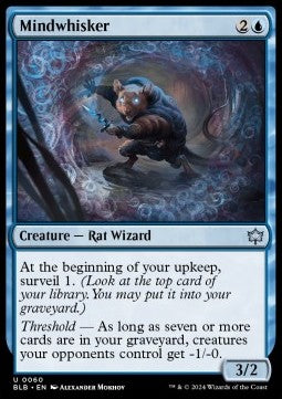 Bloomburrow 0060 Mindwhisker (Foil)