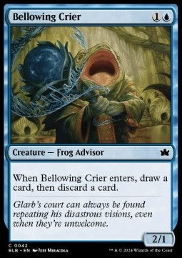 Bloomburrow 0042 Bellowing Crier (Foil)