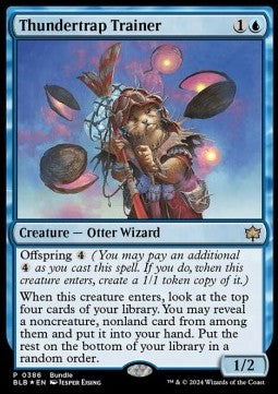 Bloomburrow 0386 Thundertrap Trainer (Foil)