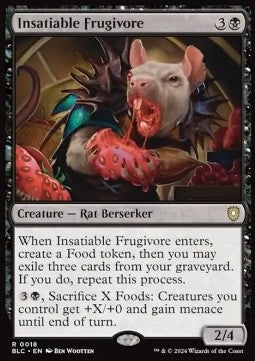 Bloomburrow Commander 0018 Insatiable Frugivore