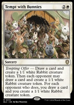 Bloomburrow Commander 0013 Tempt with Bunnies