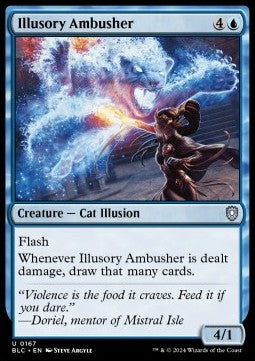 Bloomburrow Commander 0167 Illusory Ambusher