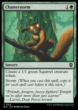Bloomburrow Commander 0210 Chatterstorm