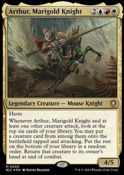 Bloomburrow Commander 0005 Arthur, Marigold Knight (Foil)