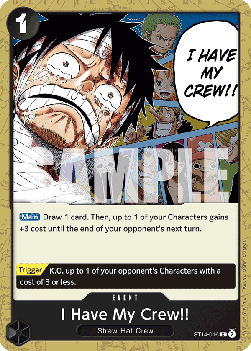 3D2Y ST14-016 I Have My Crew!!
