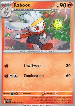 Stellar Crown 027/142 Raboot (Reverse Holo)