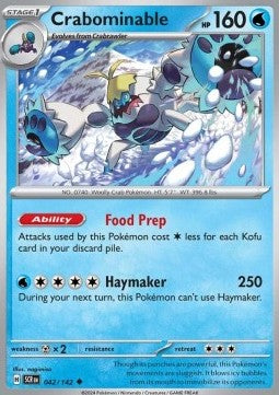 Stellar Crown 042/142 Crabominable (Reverse Holo)