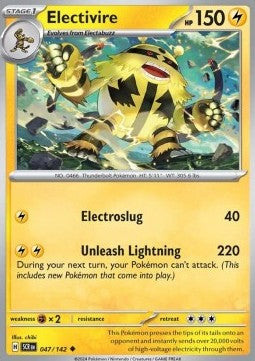 Stellar Crown 047/142 Electivire (Reverse Holo)