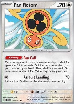 Stellar Crown 118/142 Fan Rotom